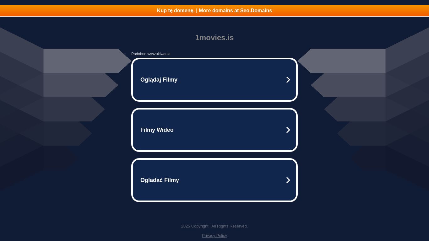1movies.is website homepage - live status check by WebsiteDown.xyz