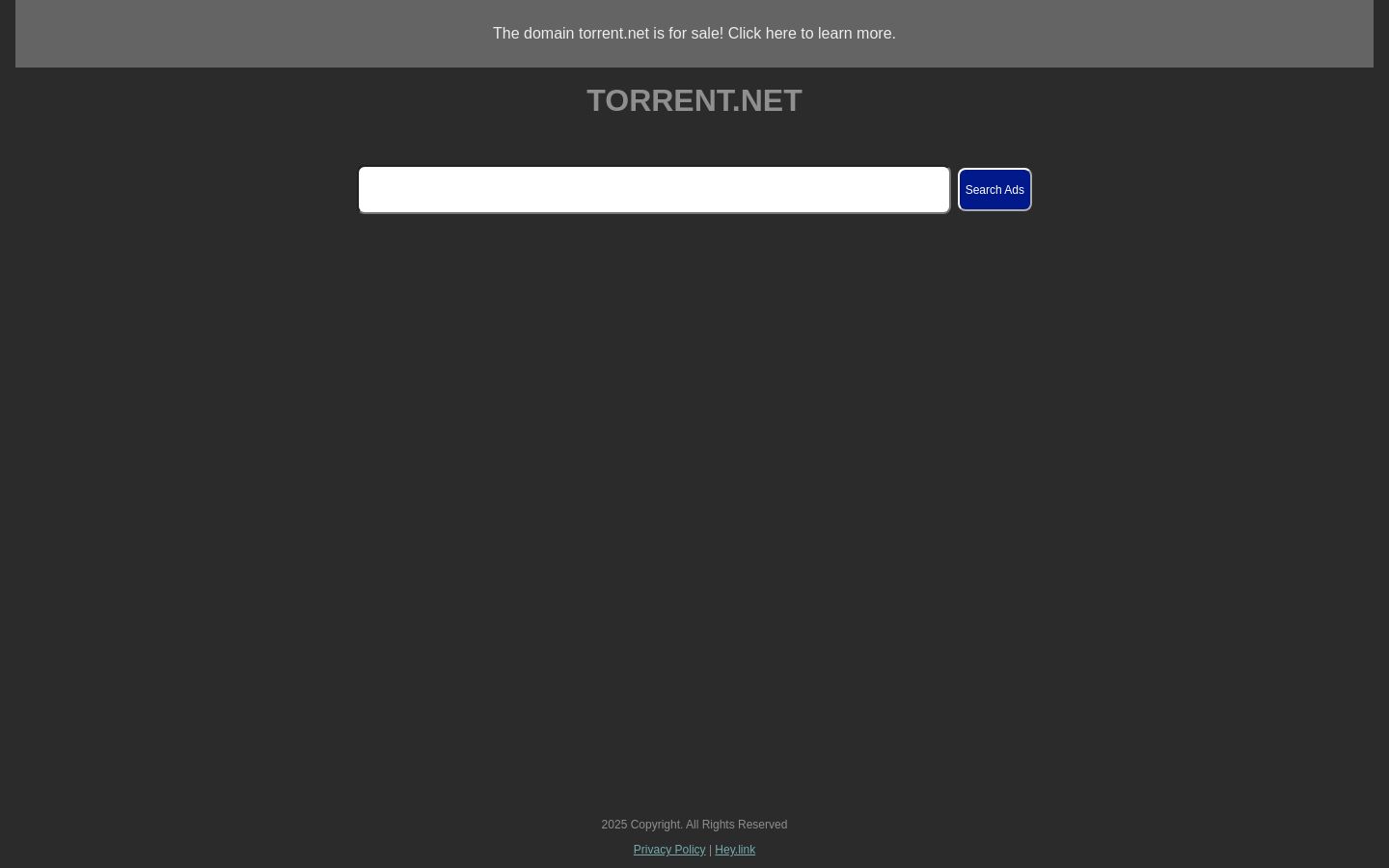 Ero.torrent.net website homepage - live status check by WebsiteDown.xyz