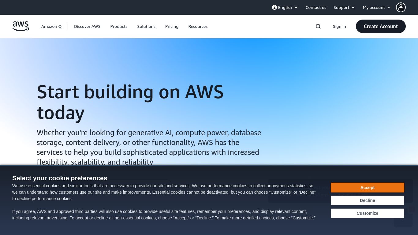 amazonaws.com website homepage - live status check by WebsiteDown.xyz