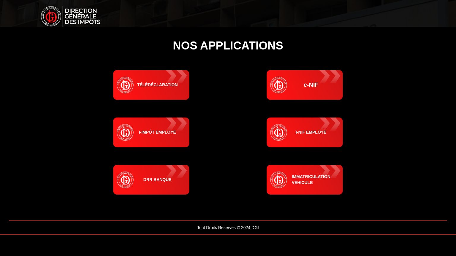 app.dgirdc.cd website homepage - live status check by WebsiteDown.xyz