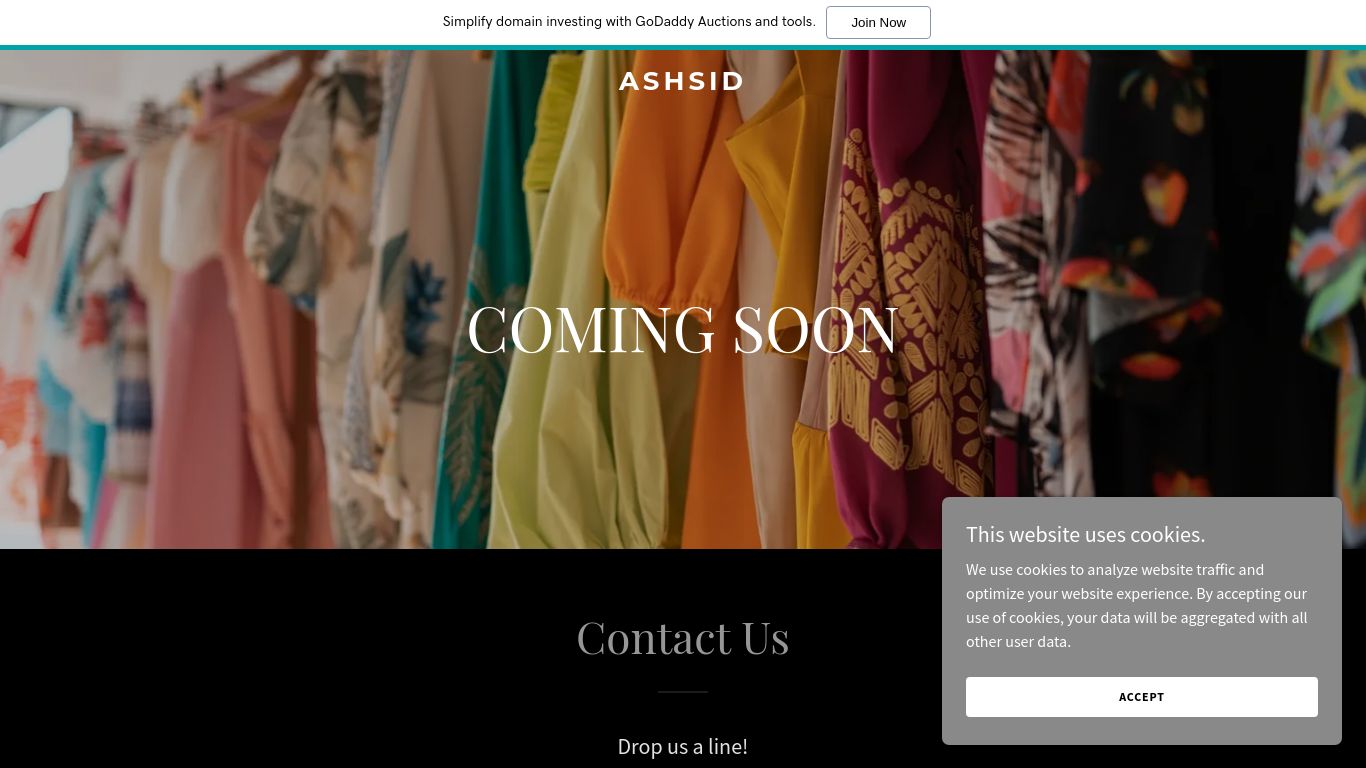 ashsid.com website homepage - live status check by WebsiteDown.xyz