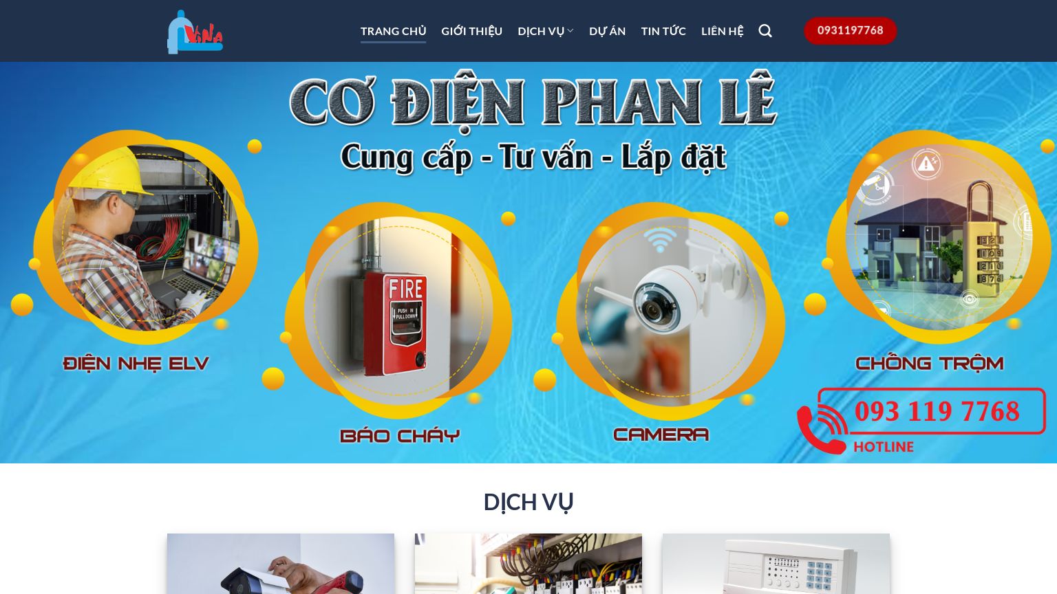 codienphanle.com website homepage - live status check by WebsiteDown.xyz