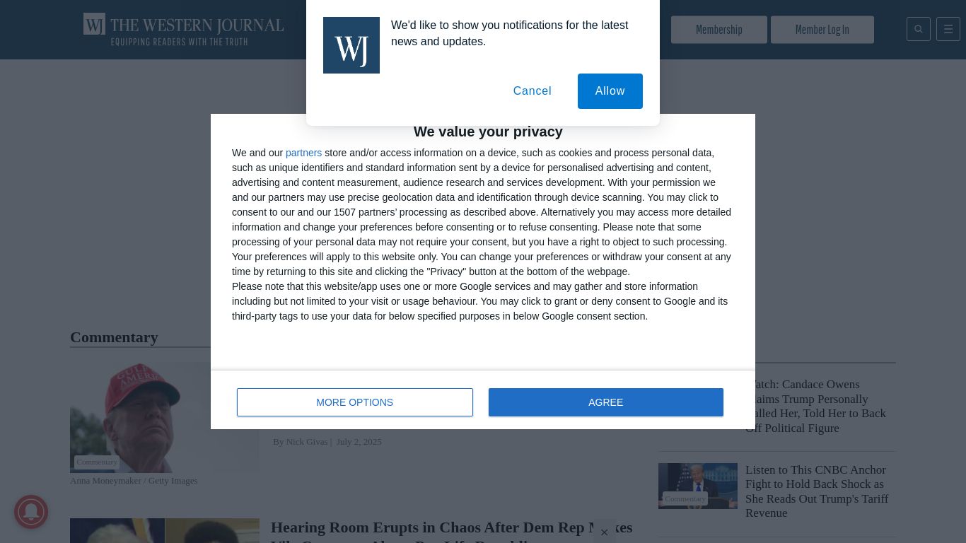 conservativetribune.com website homepage - live status check by WebsiteDown.xyz