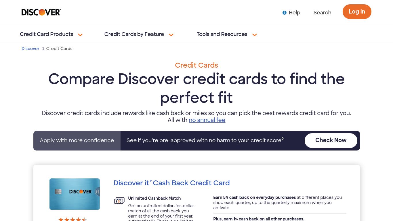 discovercard.com website homepage - live status check by WebsiteDown.xyz