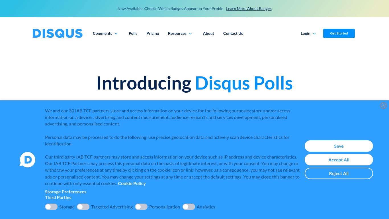 disqus.com website homepage - live status check by WebsiteDown.xyz