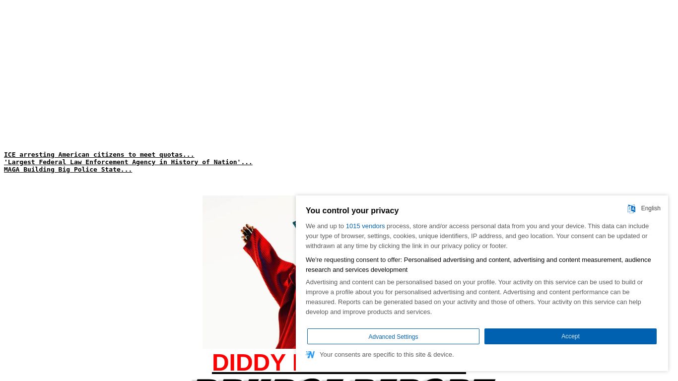 drudgereport.com website homepage - live status check by WebsiteDown.xyz