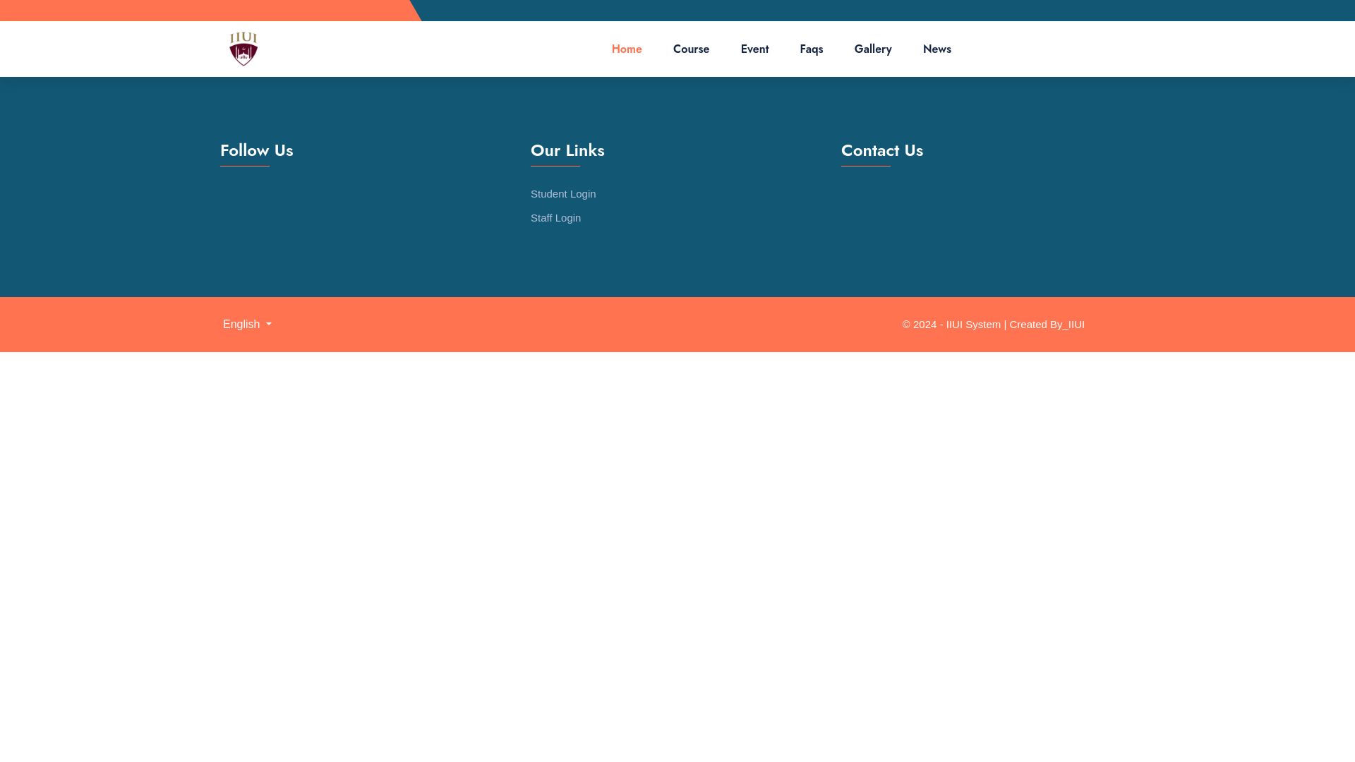 erp.iiui.edu.pk website homepage - live status check by WebsiteDown.xyz