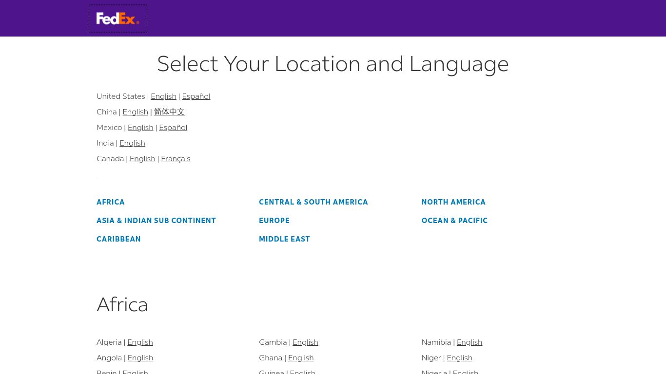 fedex.com website homepage - live status check by WebsiteDown.xyz