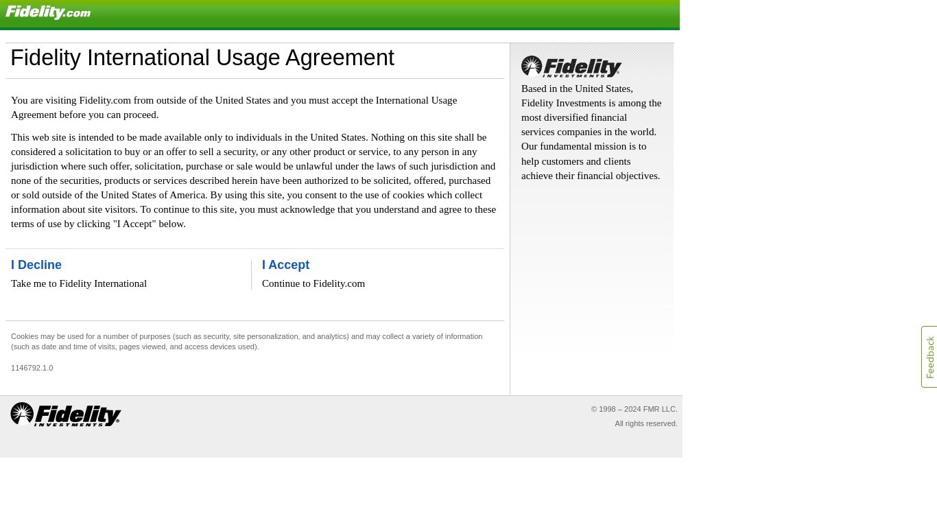fidelity.com website homepage - live status check by WebsiteDown.xyz