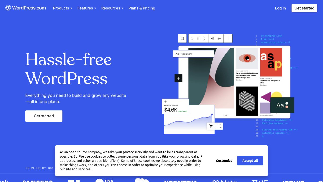 files.wordpress.com website homepage - live status check by WebsiteDown.xyz