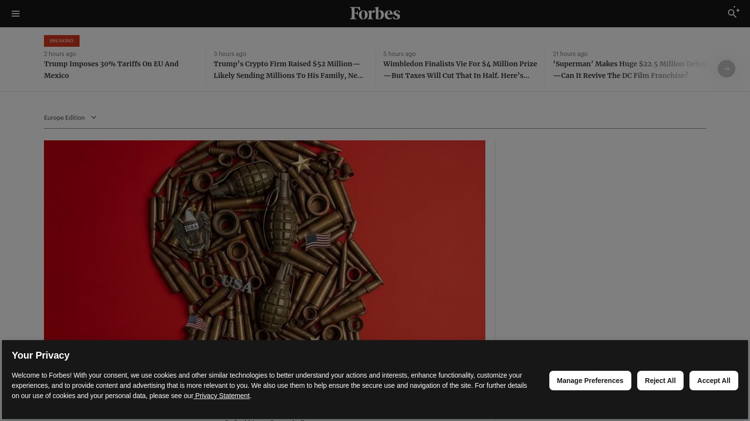 forbes.com website homepage - live status check by WebsiteDown.xyz