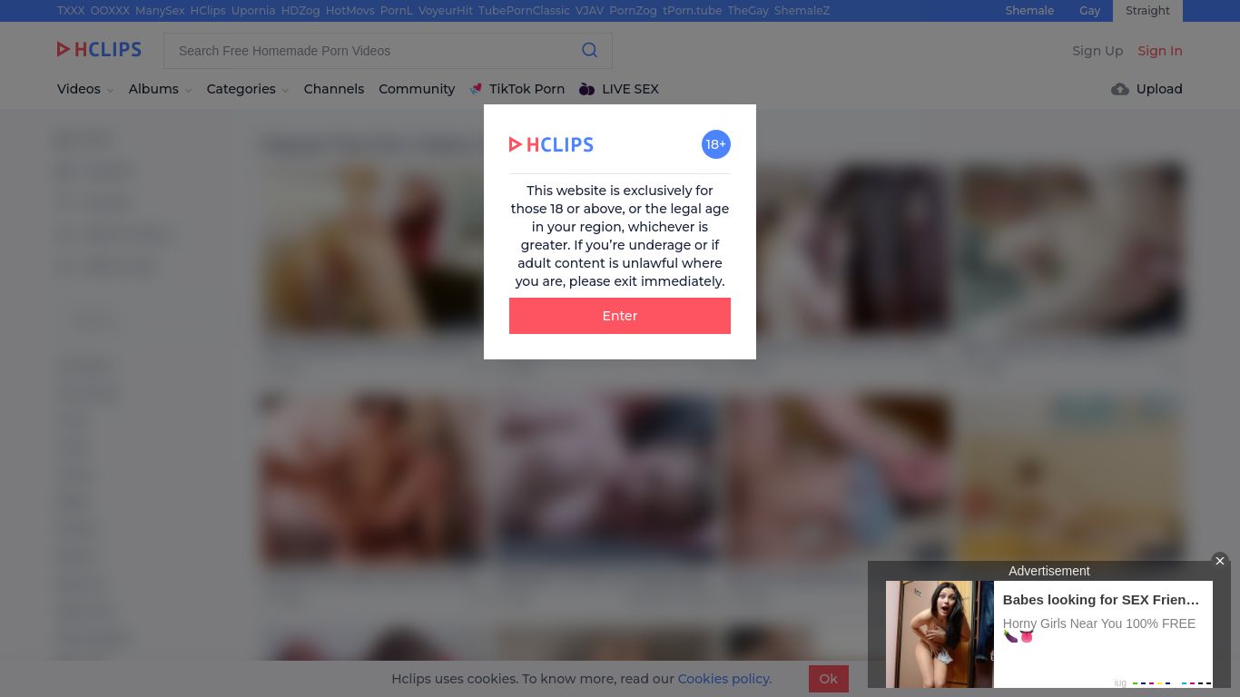 hclips.com website homepage - live status check by WebsiteDown.xyz