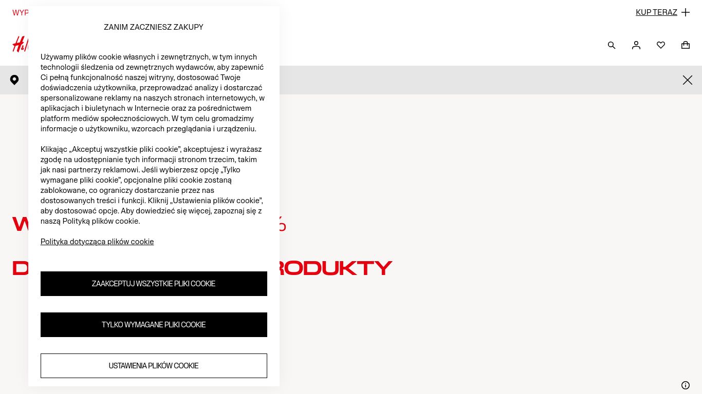 hm.com website homepage - live status check by WebsiteDown.xyz