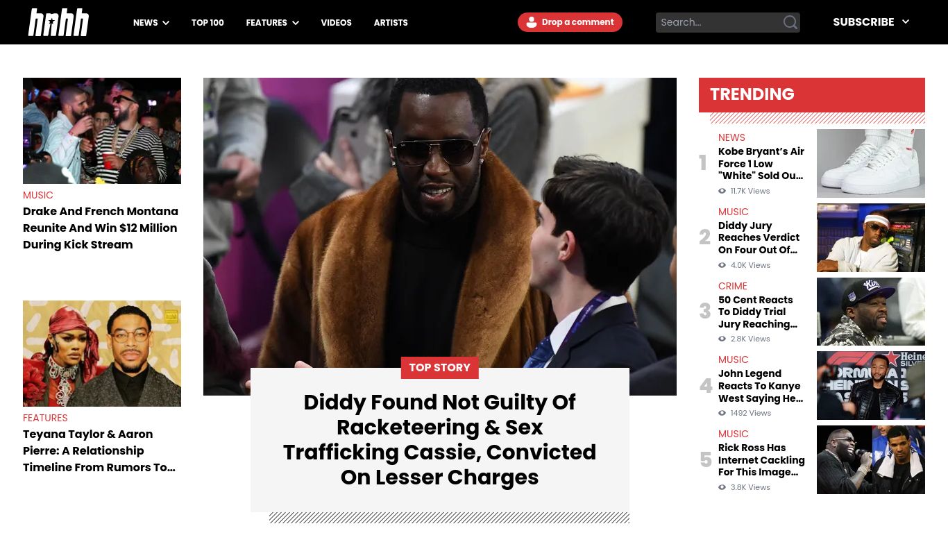 hotnewhiphop.com website homepage - live status check by WebsiteDown.xyz