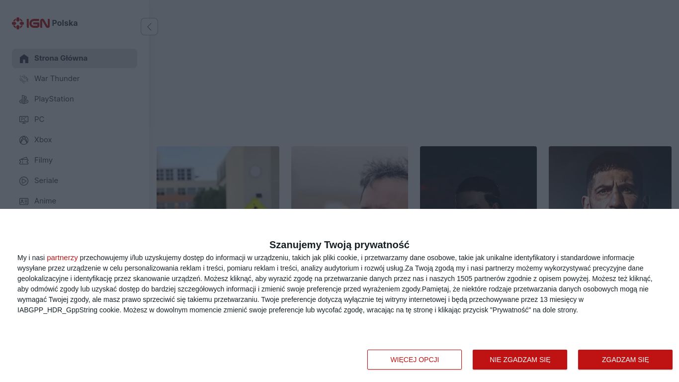 ign.com website homepage - live status check by WebsiteDown.xyz