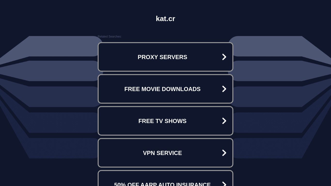 kat.cr website homepage - live status check by WebsiteDown.xyz