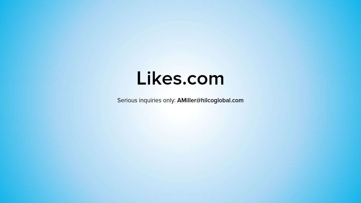 likes.com website homepage - live status check by WebsiteDown.xyz