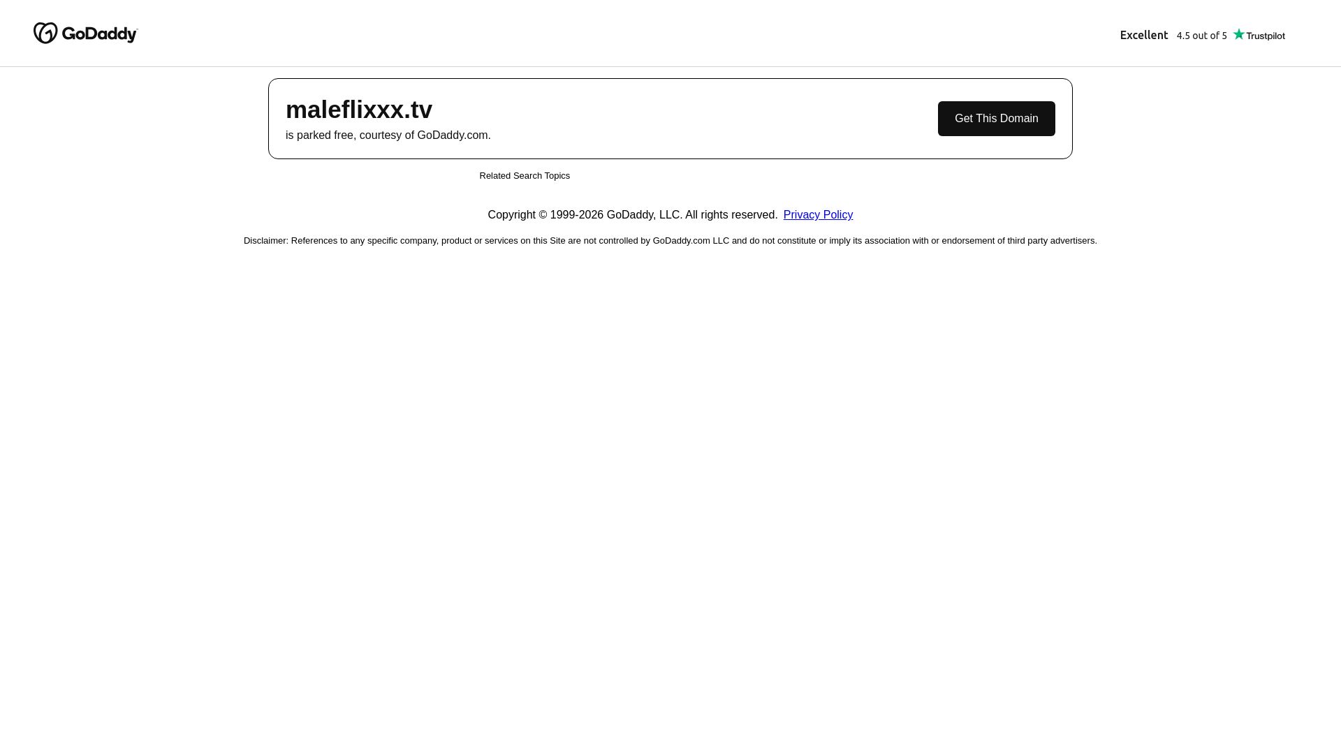 maleflixxx.tv website homepage - live status check by WebsiteDown.xyz
