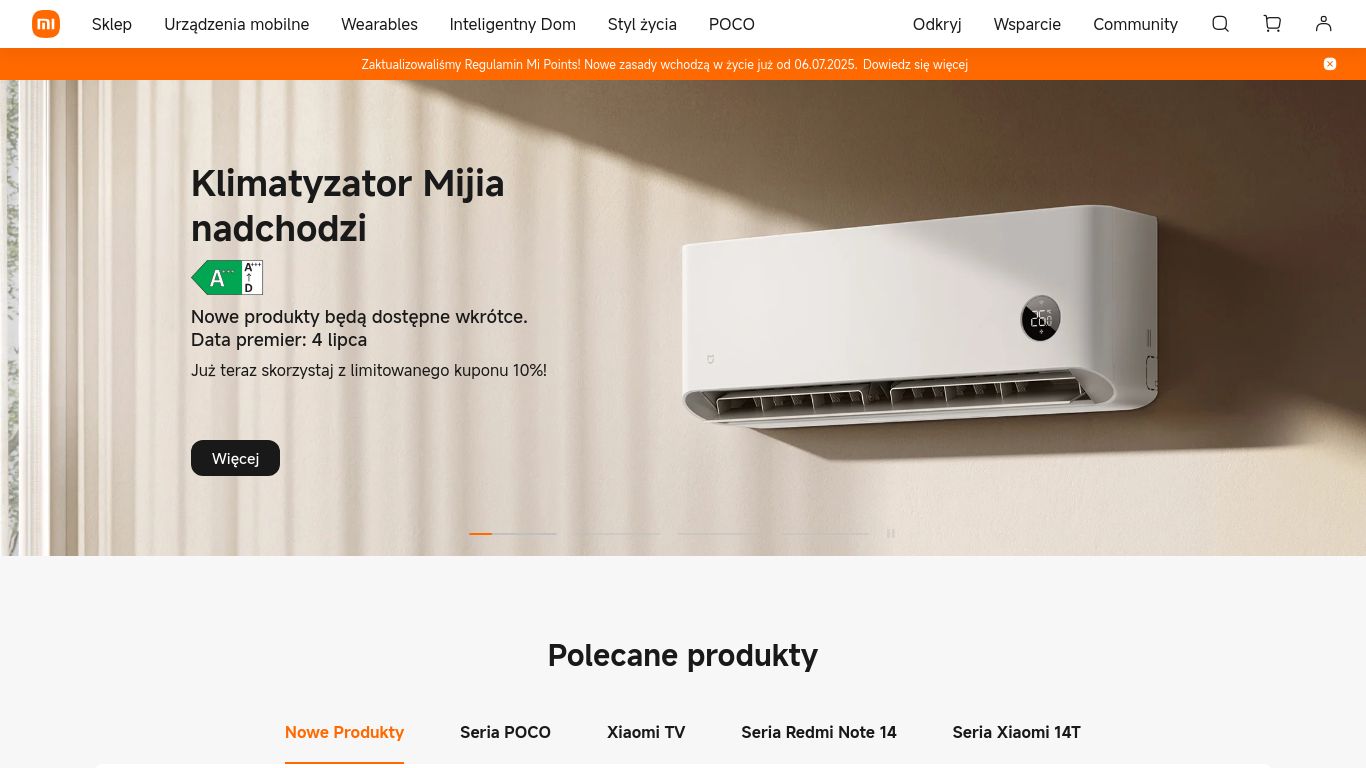 mi.com website homepage - live status check by WebsiteDown.xyz
