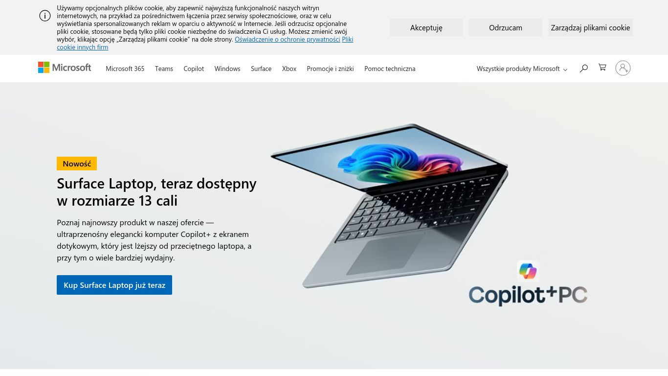 microsoft.com website homepage - live status check by WebsiteDown.xyz
