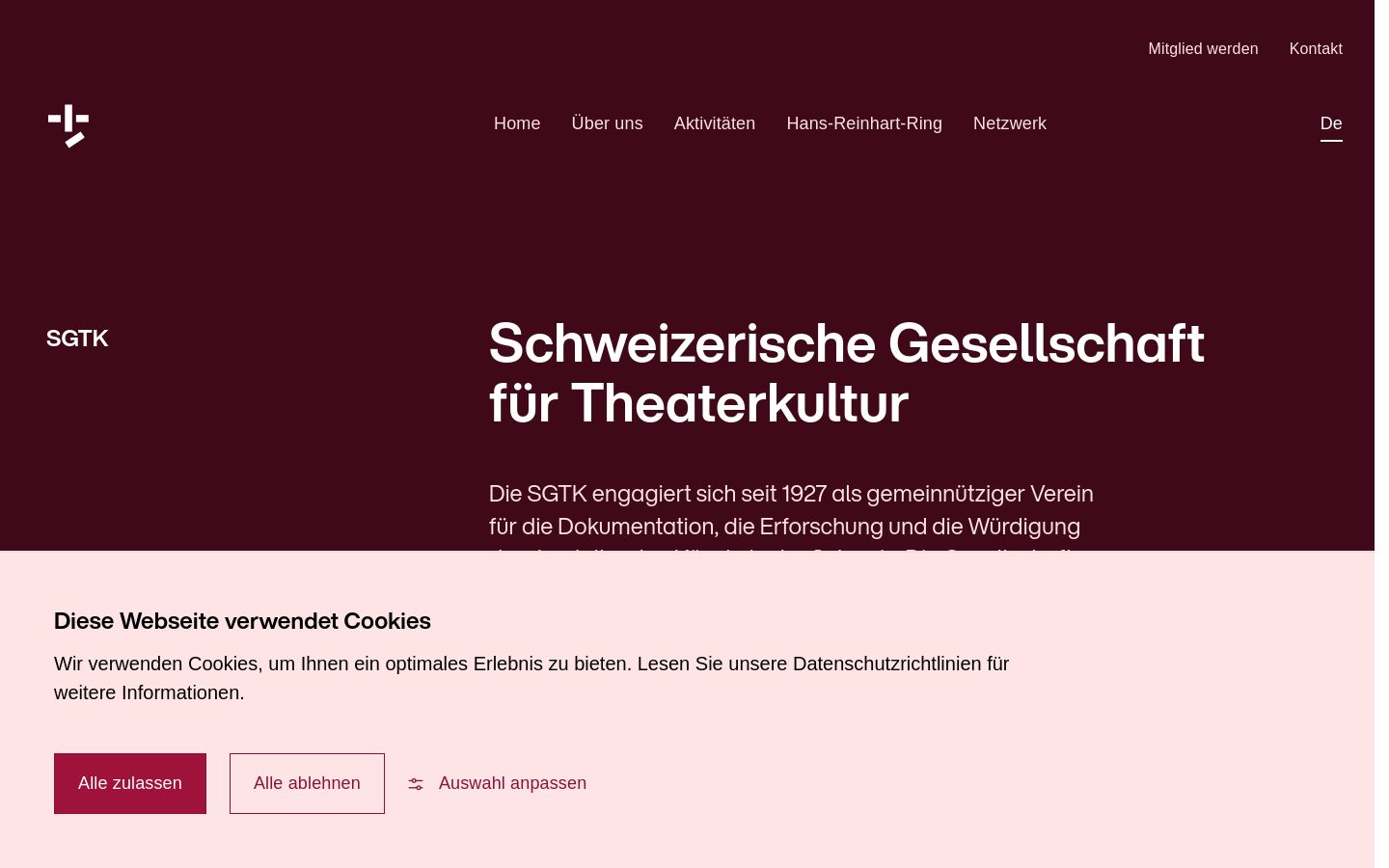 mimos.ch website homepage - live status check by WebsiteDown.xyz