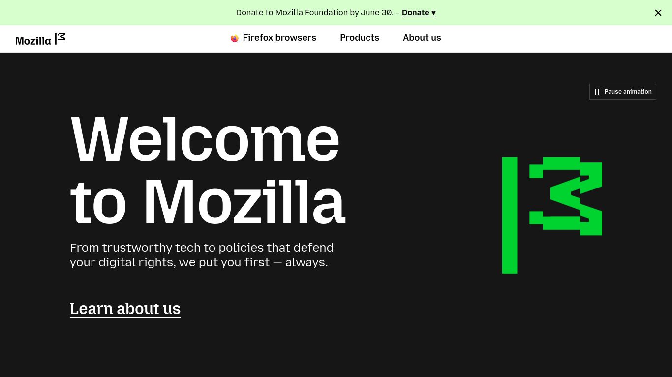 mozilla.org website homepage - live status check by WebsiteDown.xyz