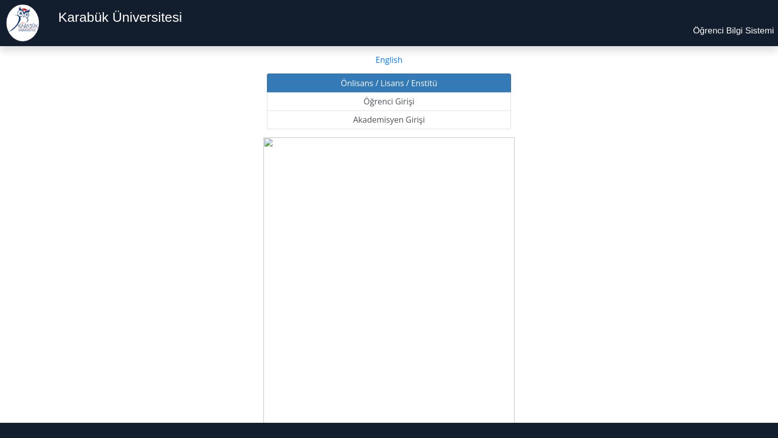 obs.karabuk.edu.tr website homepage - live status check by WebsiteDown.xyz