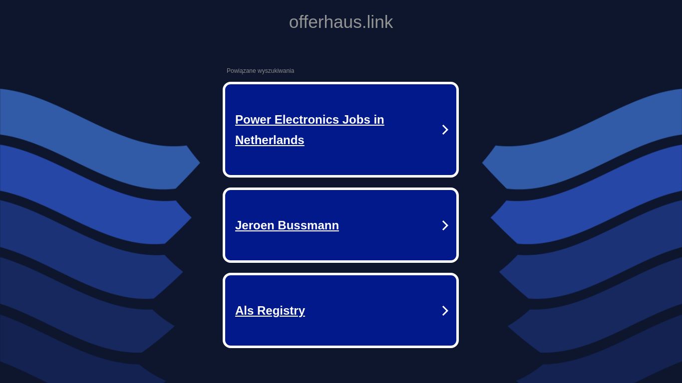offerhaus.link website homepage - live status check by WebsiteDown.xyz