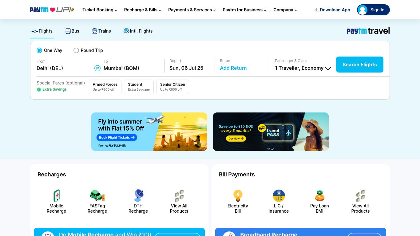 paytm.com website homepage - live status check by WebsiteDown.xyz