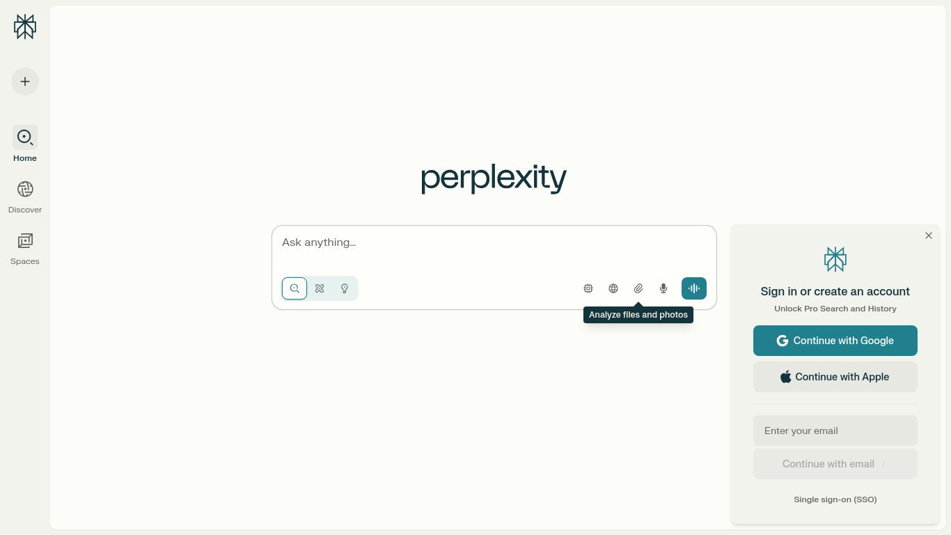 perplexity.ai website homepage - live status check by WebsiteDown.xyz