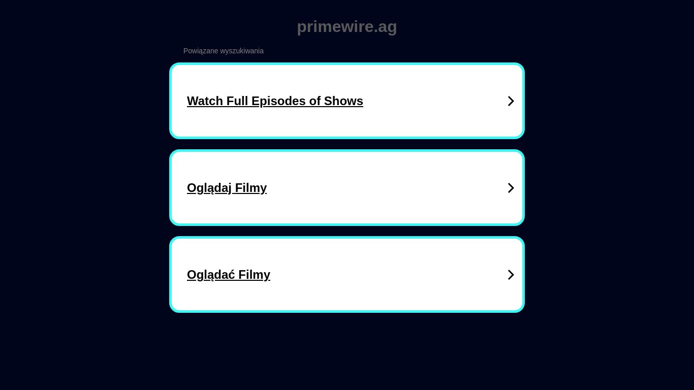 primewire.ag website homepage - live status check by WebsiteDown.xyz