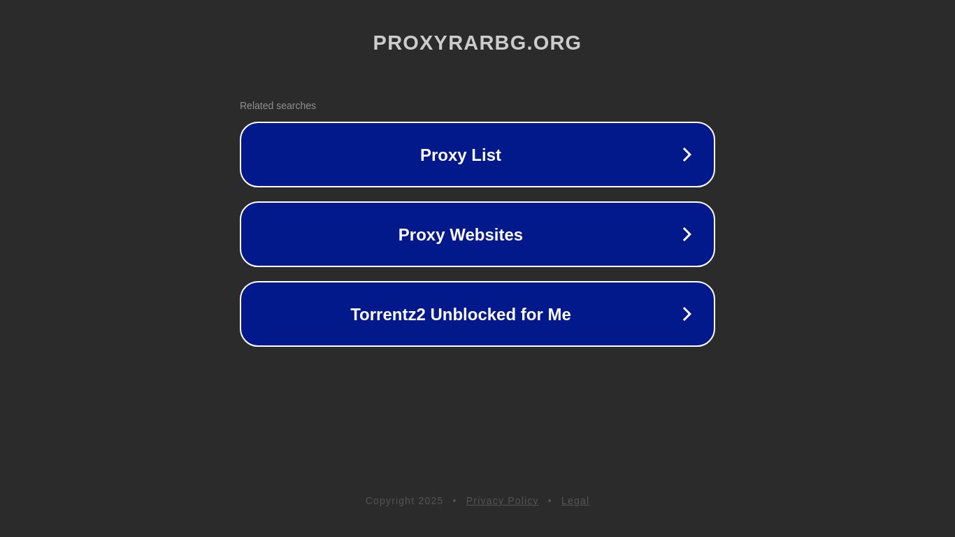 proxyrarbg.org website homepage - live status check by WebsiteDown.xyz