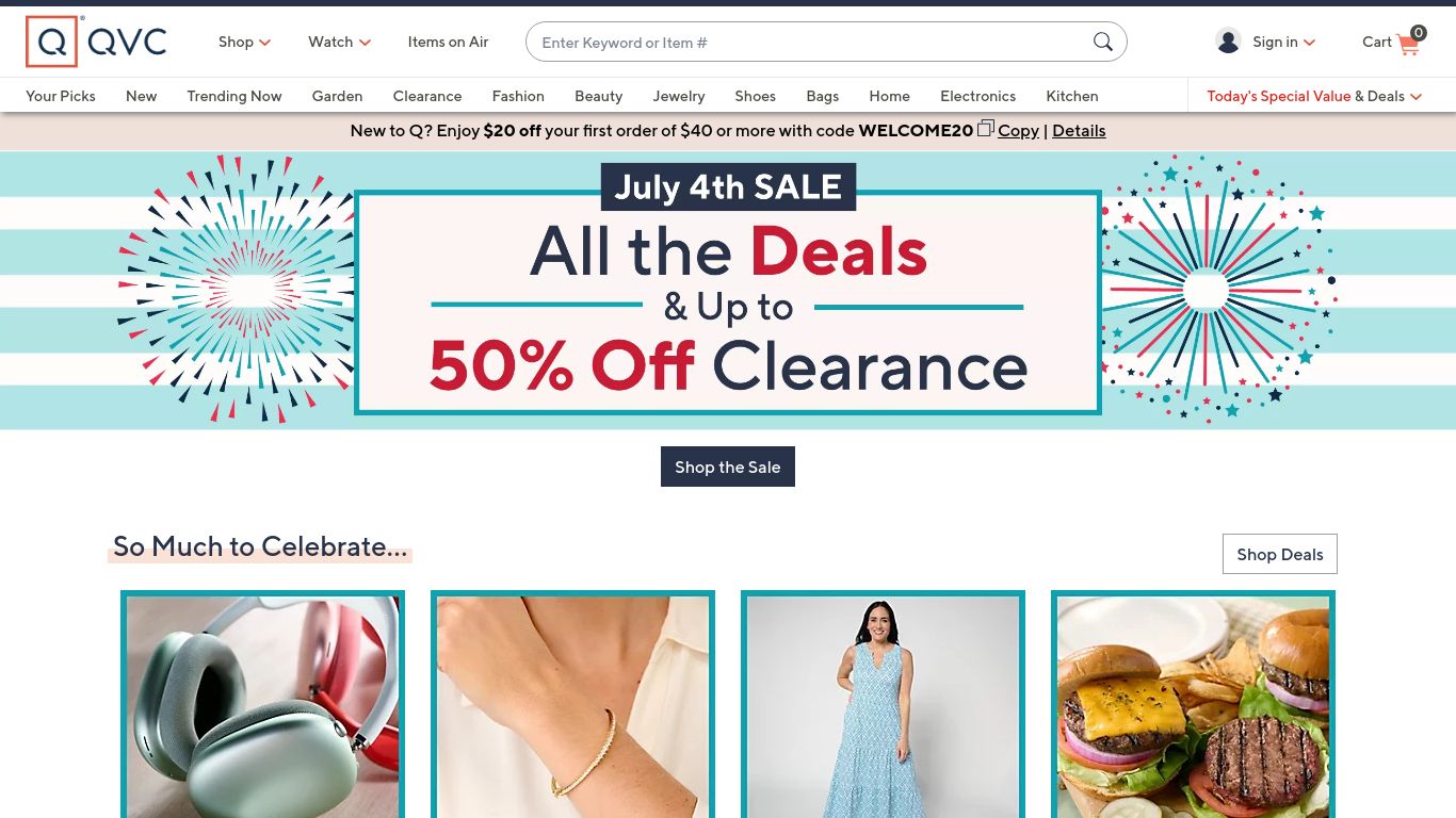 qvc.com website homepage - live status check by WebsiteDown.xyz