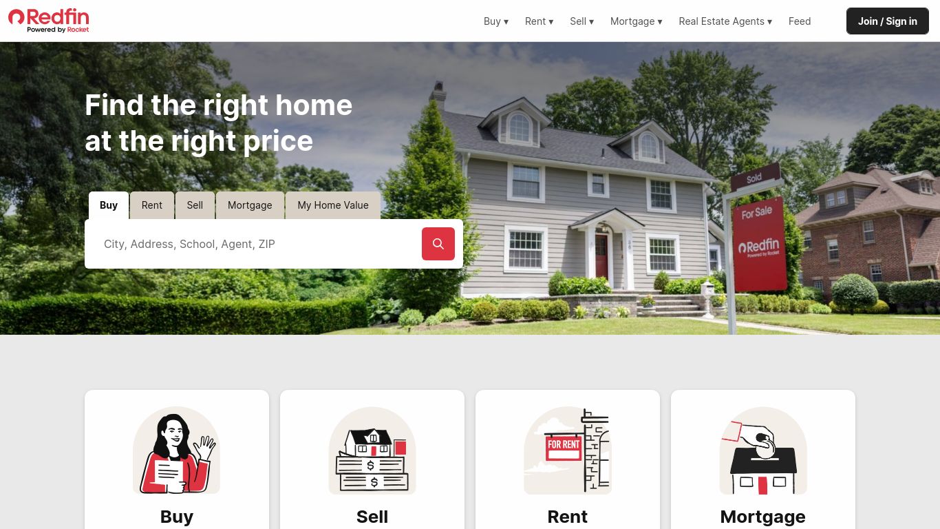 redfin.com website homepage - live status check by WebsiteDown.xyz