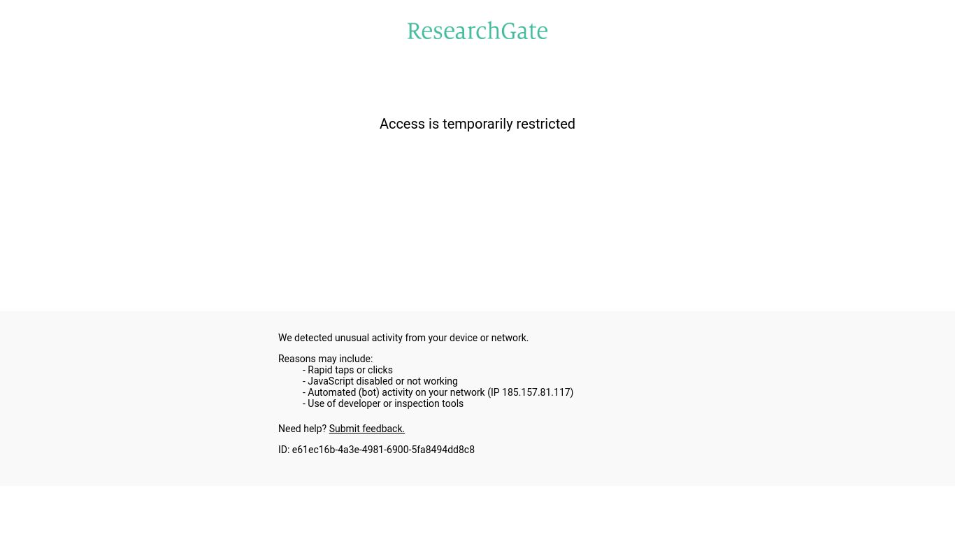 researchgate.net website homepage - live status check by WebsiteDown.xyz
