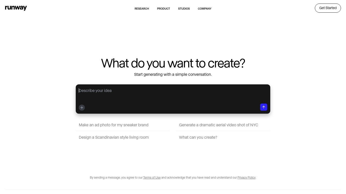 runwayml.com website homepage - live status check by WebsiteDown.xyz