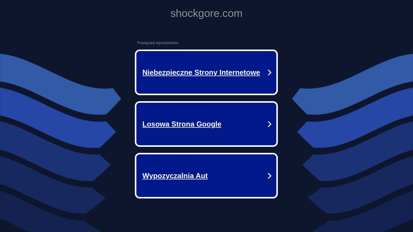 shockgore.com website homepage - live status check by WebsiteDown.xyz