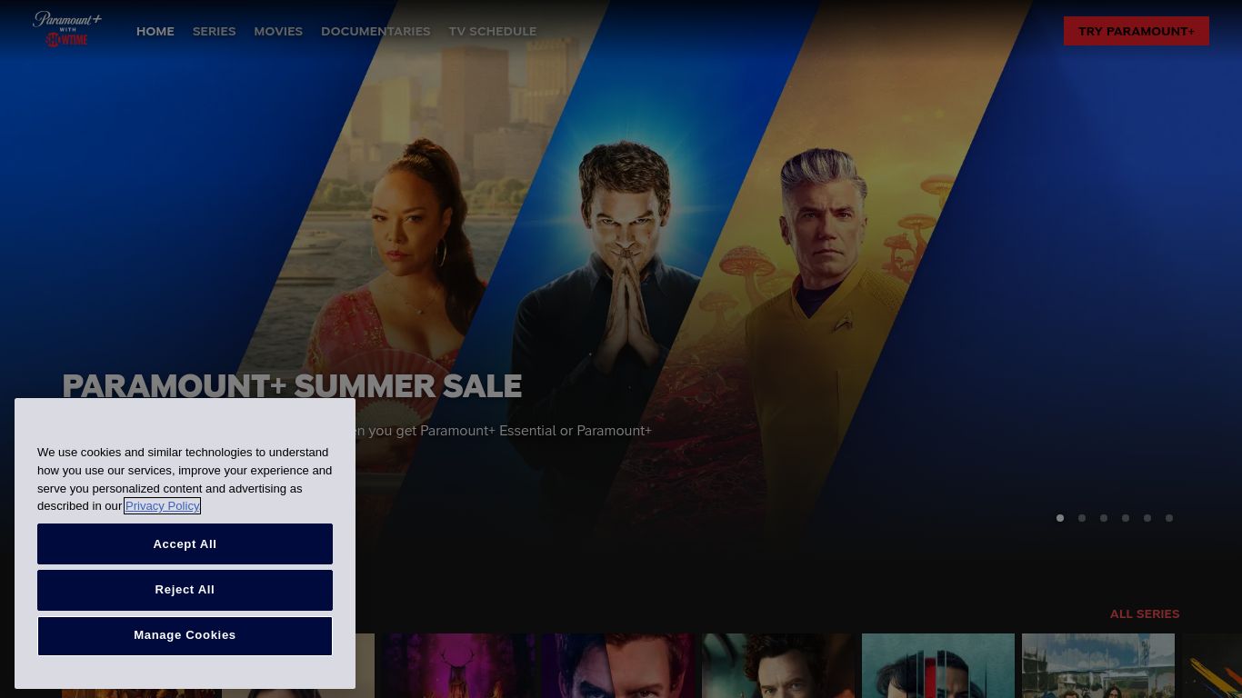 showtime.com website homepage - live status check by WebsiteDown.xyz