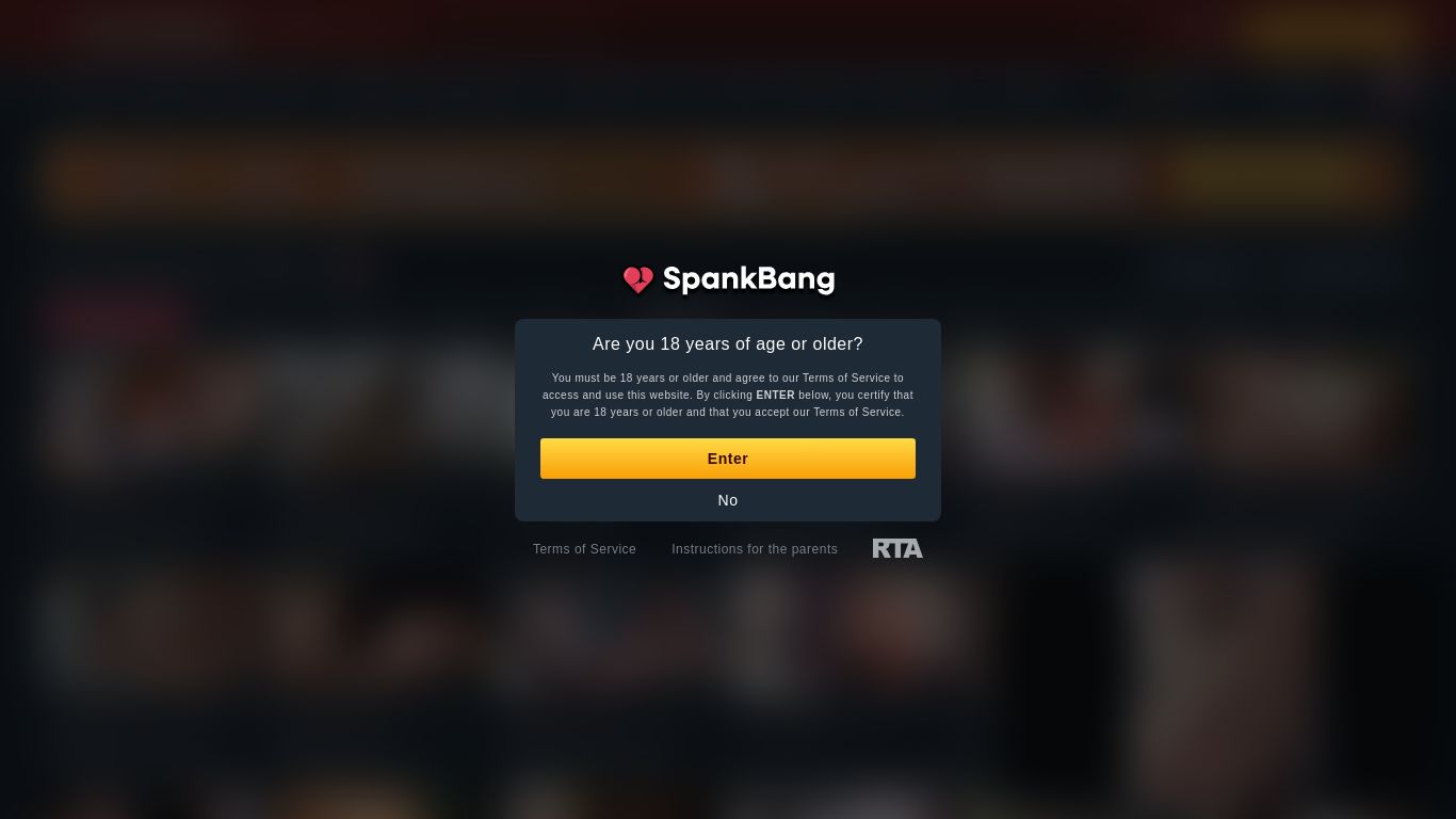 spankbang.com website homepage - live status check by WebsiteDown.xyz