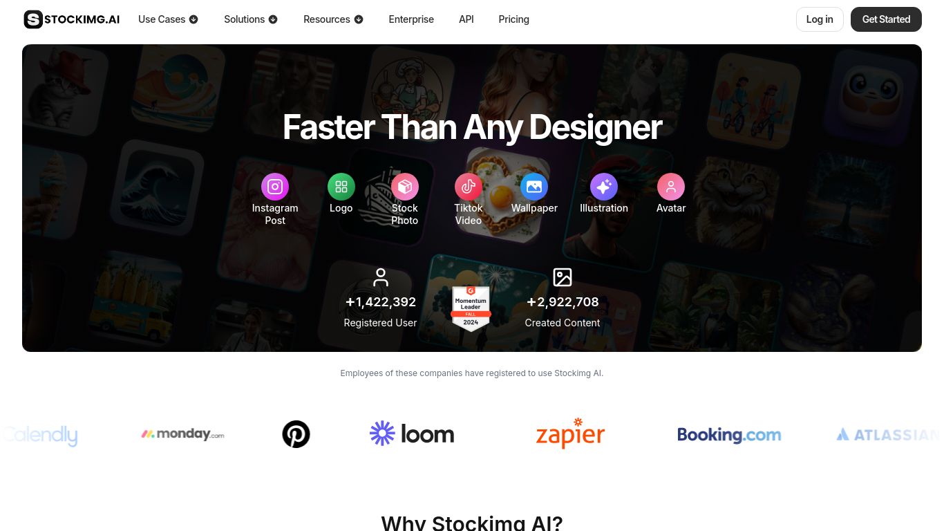 stockimg.ai website homepage - live status check by WebsiteDown.xyz