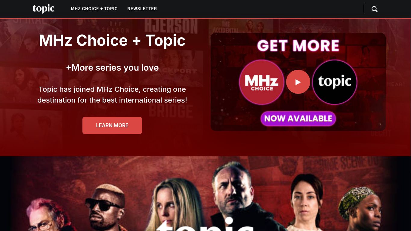 topic.com website homepage - live status check by WebsiteDown.xyz