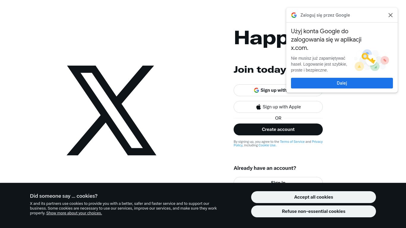 twitter.com website homepage - live status check by WebsiteDown.xyz