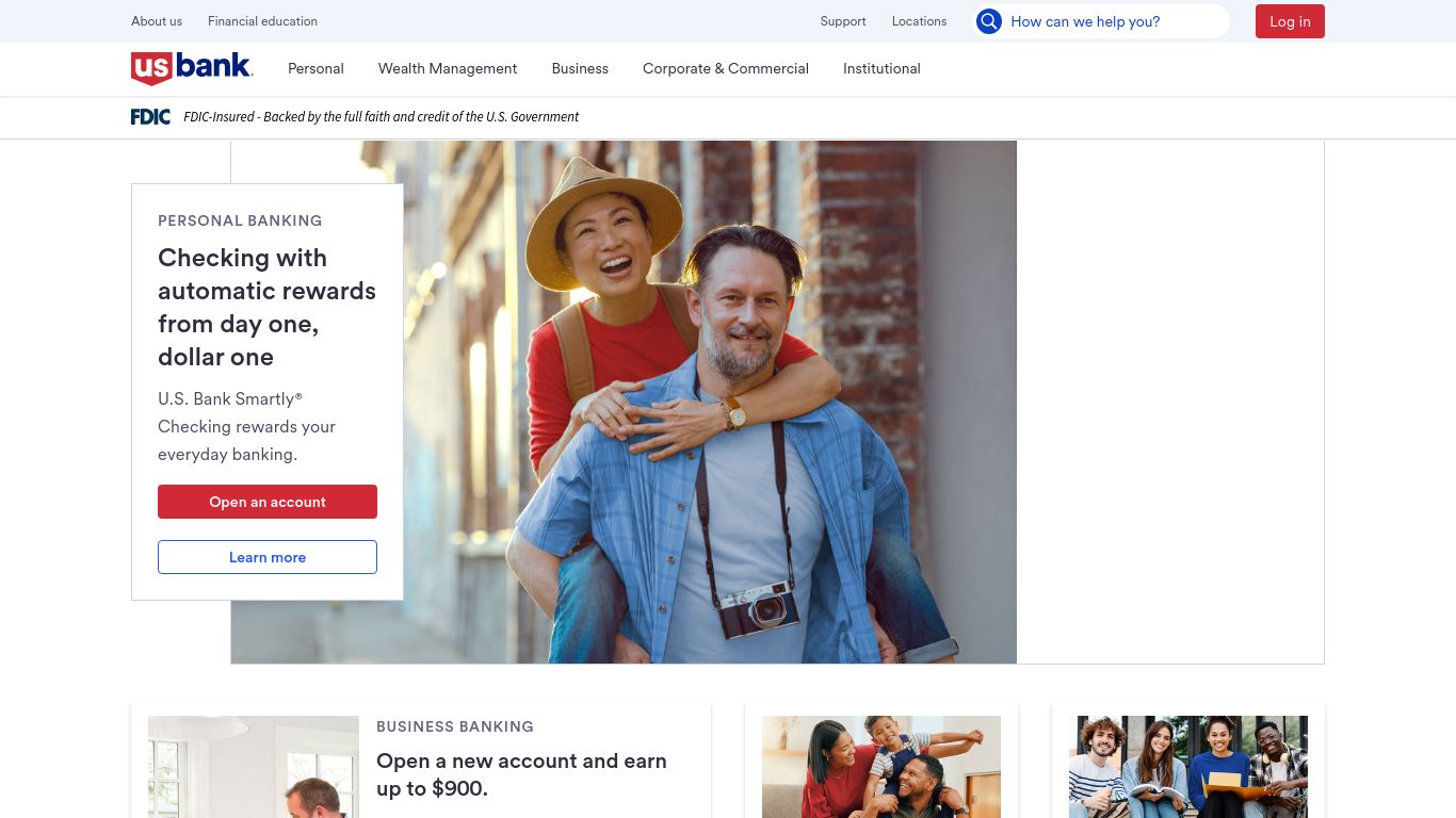 usbank.com website homepage - live status check by WebsiteDown.xyz