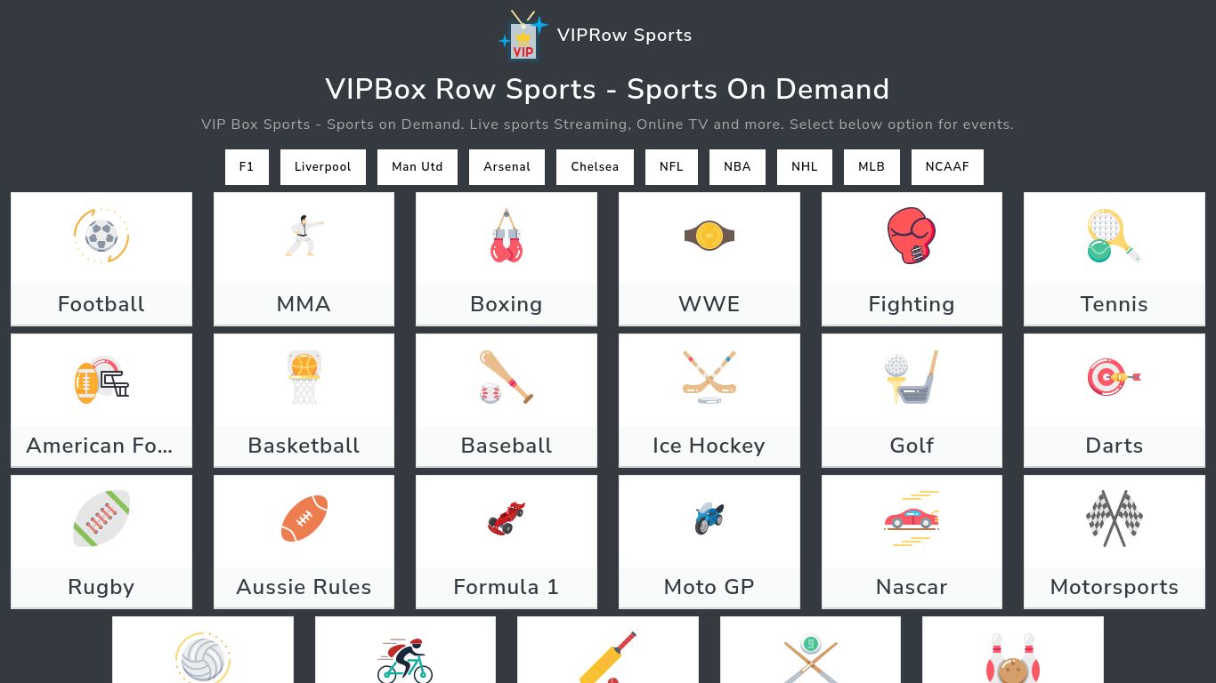 viprow.me website homepage - live status check by WebsiteDown.xyz