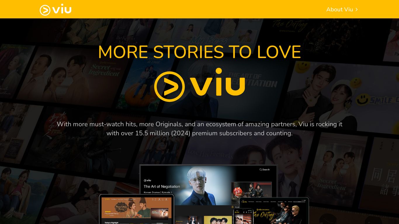 viu.com website homepage - live status check by WebsiteDown.xyz