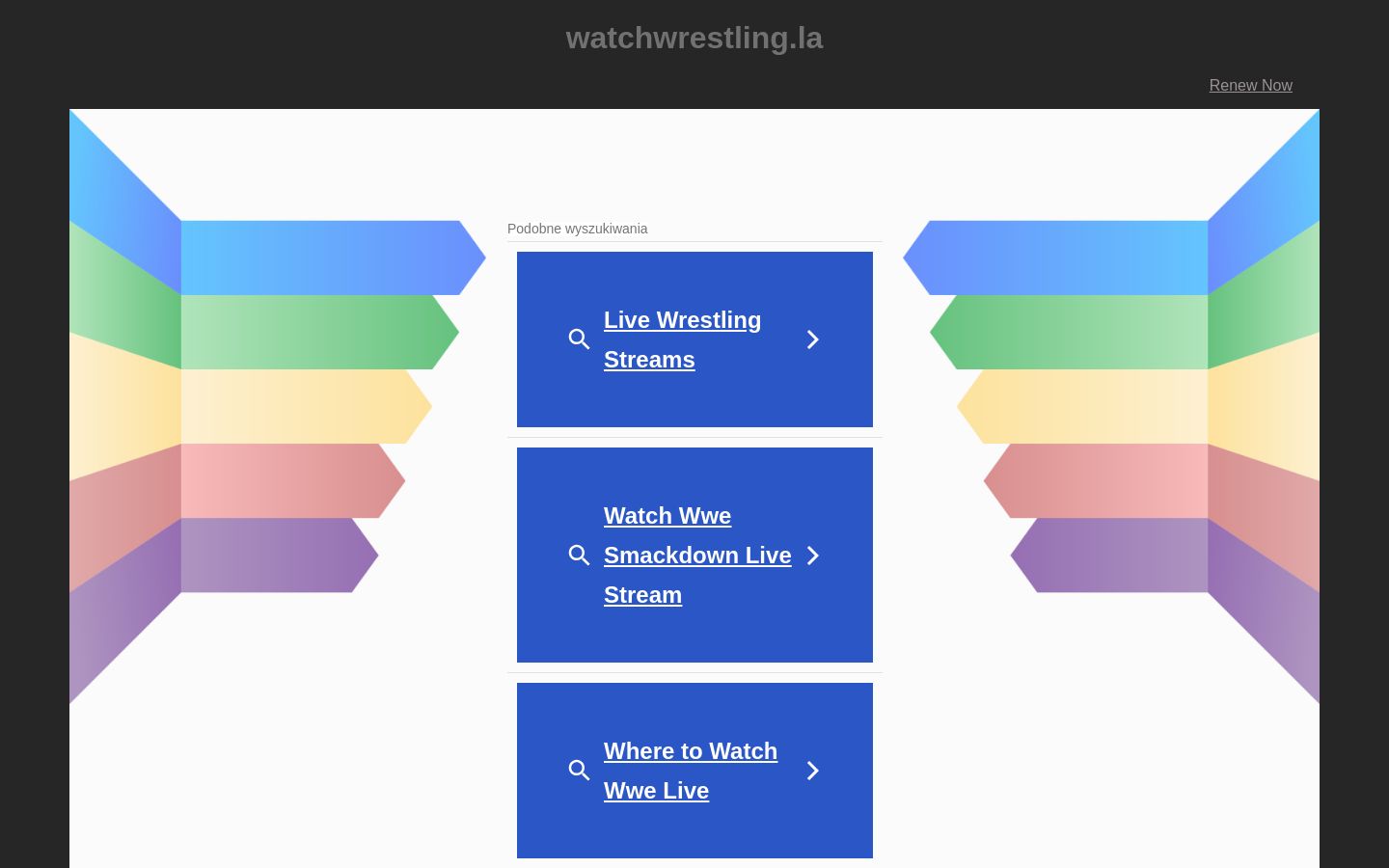 watchwrestling.la website homepage - live status check by WebsiteDown.xyz