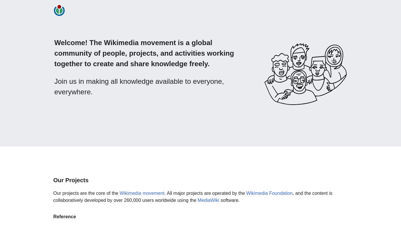 wikimedia.org website homepage - live status check by WebsiteDown.xyz