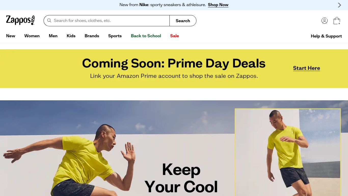 zappos.com website homepage - live status check by WebsiteDown.xyz
